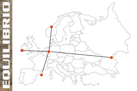 Europakarte Equilibrio